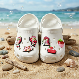 Charm Shupop Rosita Fresita con Sombrero Rosa para Crocs