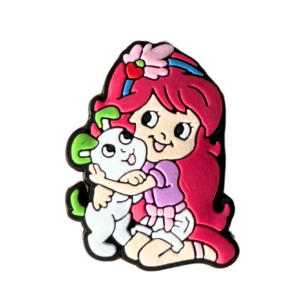 Charm Shupop Rosita Fresita con Pastelito Perrito para Crocs