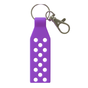 Llavero Morado Colgante Para Charms Shupops Personalizable